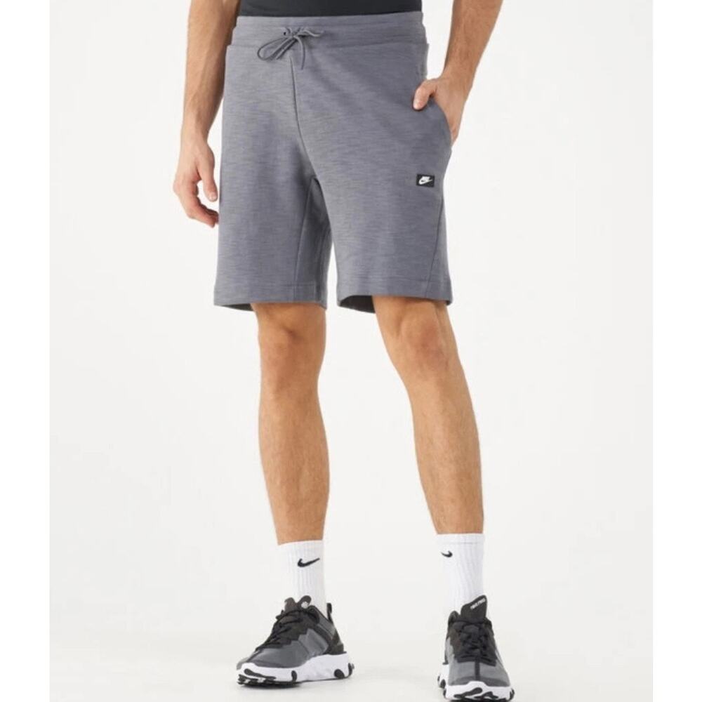 Nike Sportswear Men's Gray 8" Optic Athletic Sweat Shorts Size XLarge